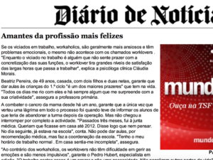 Read more about the article Diário de Notícias: Amantes da profissão mais felizes