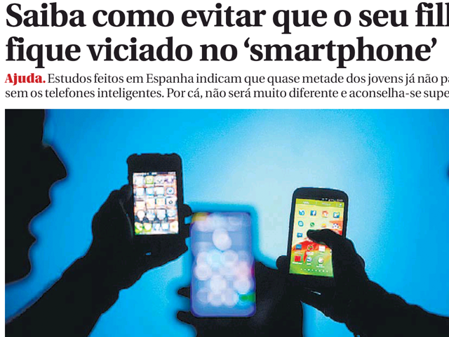 You are currently viewing Diário de Notícias: Como evitar que o seu filho fique viciado no smartphone?