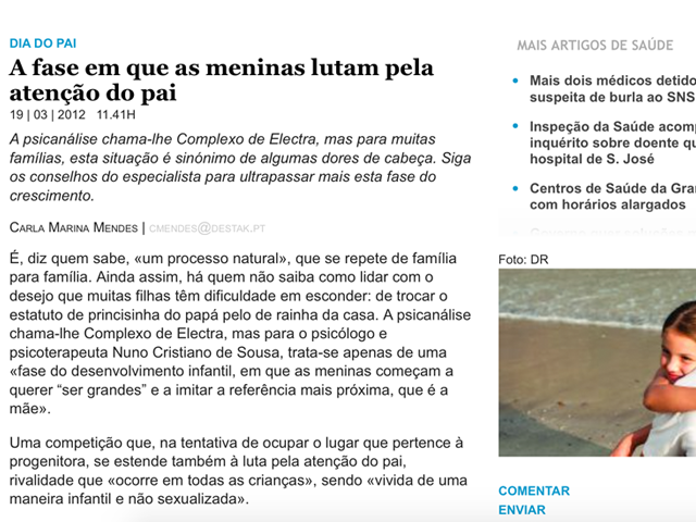 You are currently viewing Destak – O dia do Pai